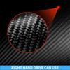 Carbon Fiber Car Accessories Dashboard Storage Panel Modified Interior Cover Sticker Trim For Lexus IS250 IS350 300H 2013-
