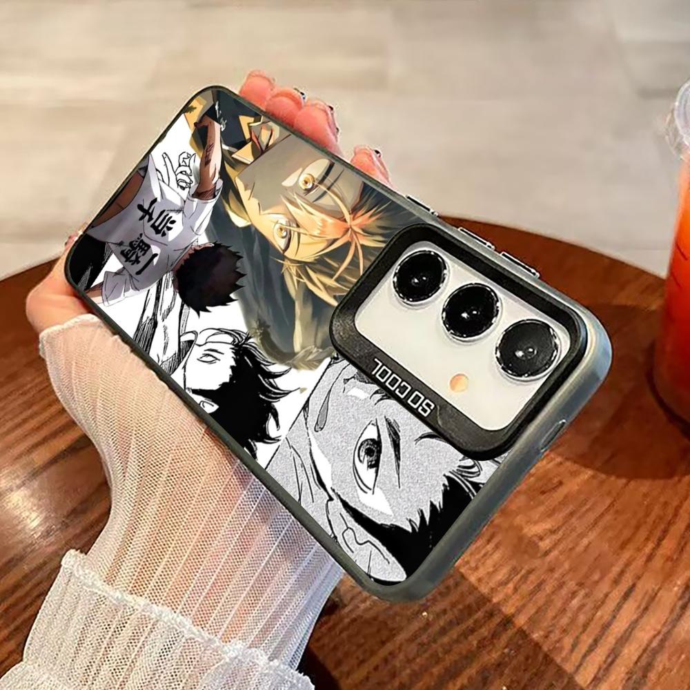 Чехол для телефона Haikyu Nishinoya Yuu Для Черного lMDЦвет Серебряная Раковина Для Samsung A56 A16 A55 A15 A35 A25 A54 A14 A34