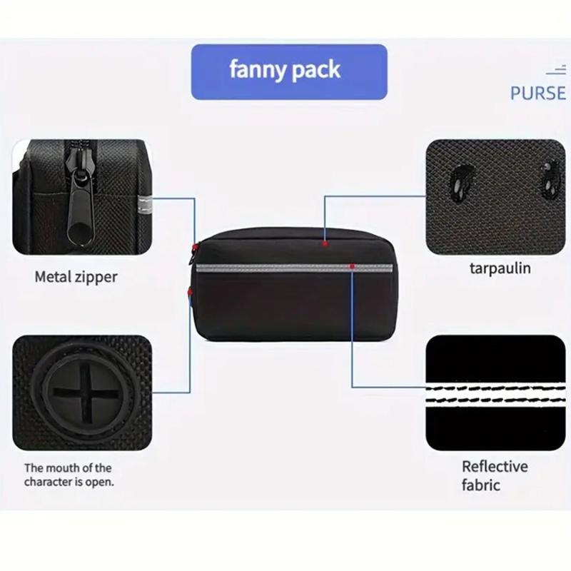 Hands Free Dog Retractable Elastic Leash Reflective Towing Rope Waist Bag Dog Traction Rope For Running Walking Pet Products