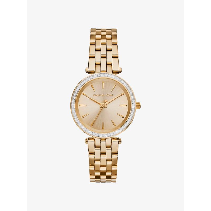 Michael Kors Мини-часы Darci с золотистым покрытием MK3365