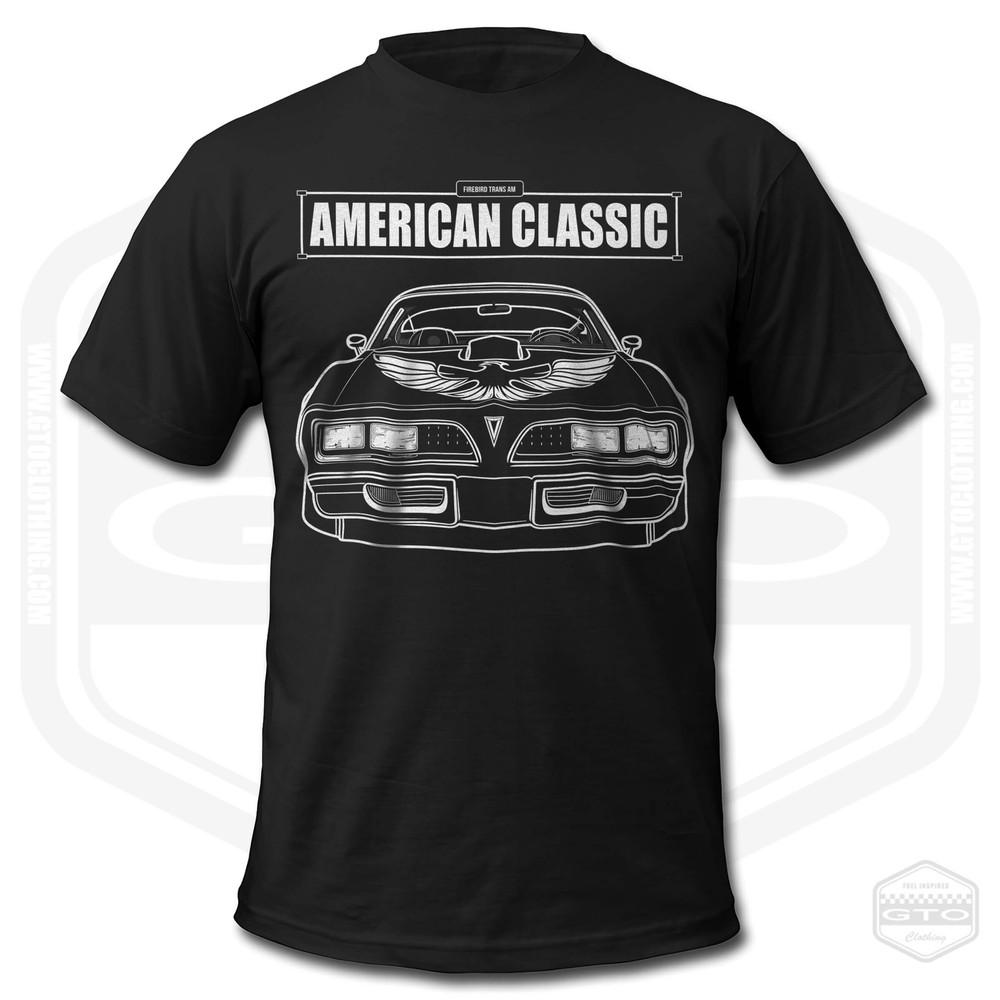 Men's 1977 Pontiac Firebird TransAm 4 American Muscle Car T-Shirt Unisex T-Shirt