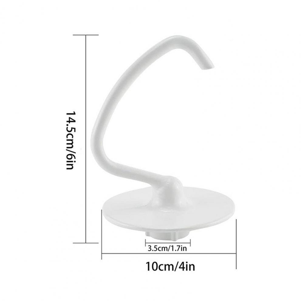 Крюк для теста 15 см для стационарного миксера Kitchenaid K45 K45SS KSM90 KSM150 KSM75 KSM103 Совместим с чашами 4,5-5 кварт