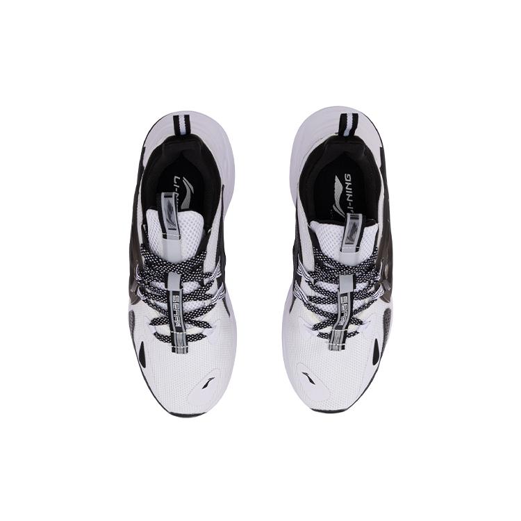 Li Ning Spark Нескользящие Амортизирующие Износостойкие Низкие Спортивные Повседневные Кроссовки Женские Черно-Белые AGLQ066-1