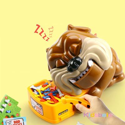 Игрушка-кусака для пальцев, крадущая кость, игрушка-розыгрыш, интерактивные игры-челленджи для родителей и детей, электрический бульдог, новинка, розыгрыш, настольная игра