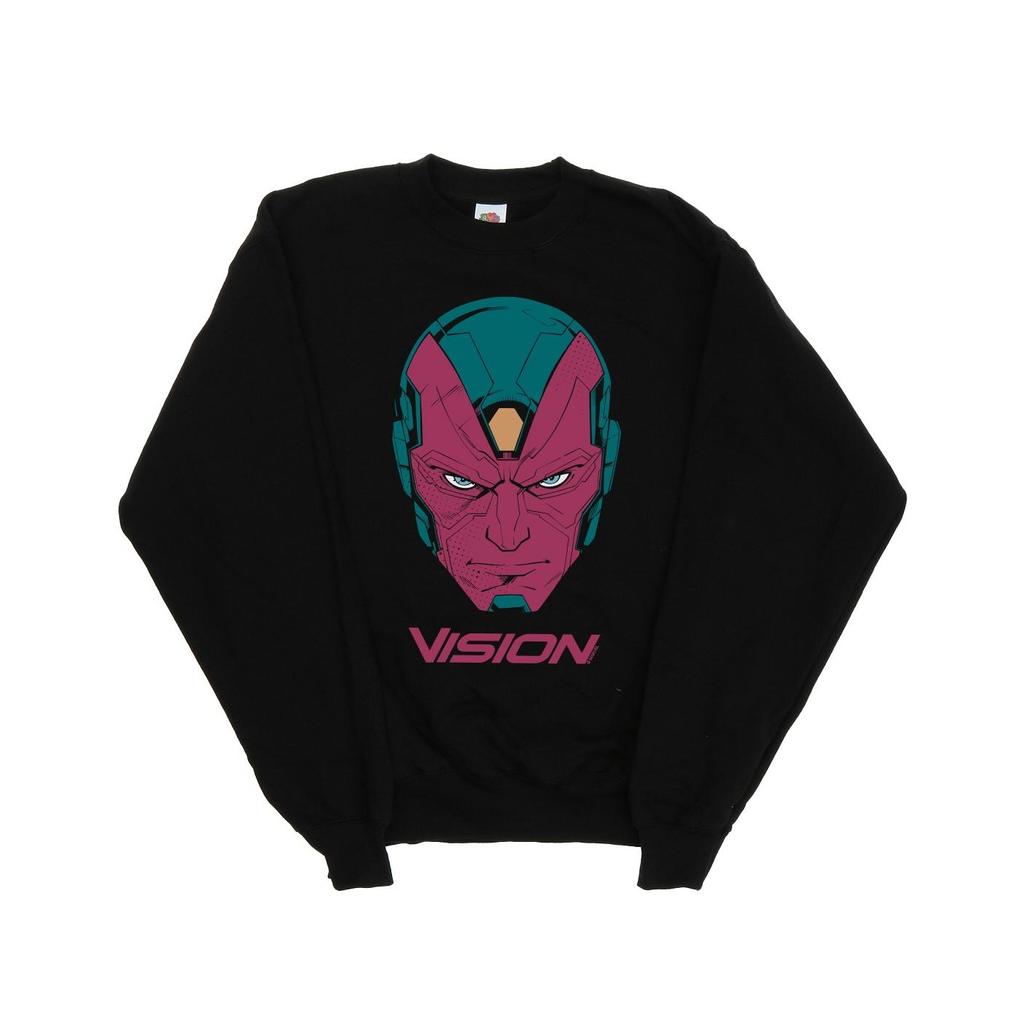 Marvel Mens Avengers Vision Head Sweatshirt