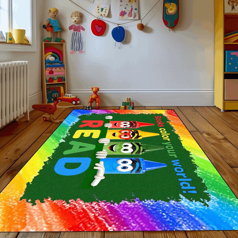 Cartoon Alphabet Hopscotch Carpet Carpets for Living Room Bedroom Floor Mat Large Area Rugs Children's Room Decor Anti-slip Rug