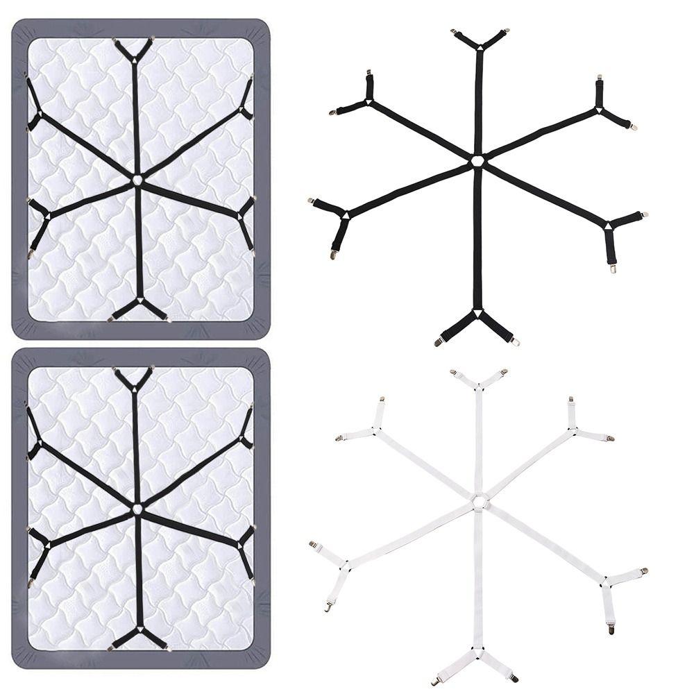 Nylon Bed Sheet Holder Non-Slip Fixing Strap Grippers Fasteners Cover Clothes Pegs Sheet