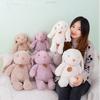 Soft And Cuddly Pp Cotton Stuffed Animal Rabbit Toy In White Or Brown