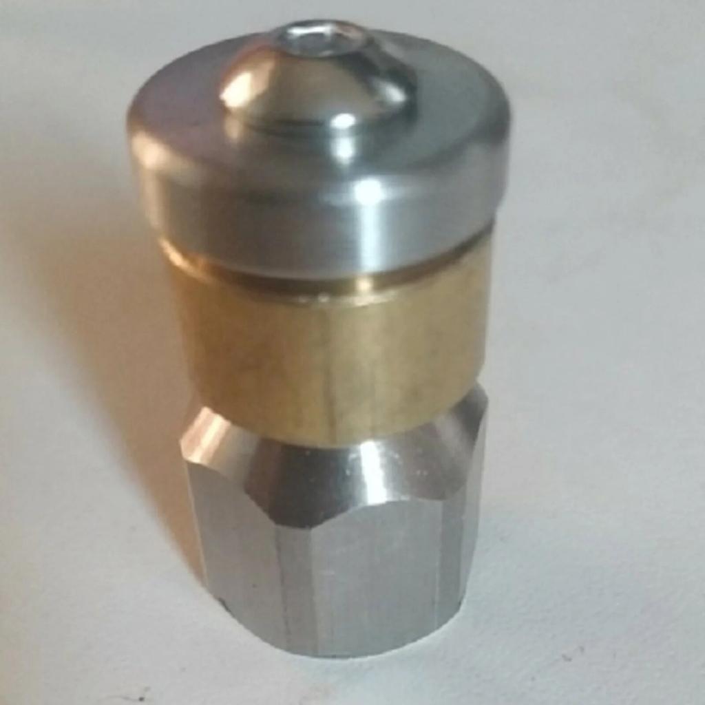 Прочная насадка для канализационной промывки 4000 фунтов на квадратный дюйм G1/4 дюйма, кнопка, сливной шланг, кран, распылительная насадка для автомобиля, дома, для очистки труб