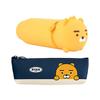 Kakao Friends Modern ST Mini Triangular Pencil Case + Silicone Pencil Case Stationery Set, 1 Set, Korea Best Character