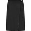 2023 Spring Half Skirt Fashion Elegant Casual Commuter Knit Skirt Women Skirts Black F11W341307F-BK