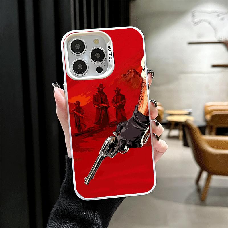 Ударопрочный чехол для телефона Red Dead R-Redemption для iPhone 17 Air 16 16E 15 Pro Max 14 Plus 13 Mini 12 Задняя крышка Противоударные Fundas