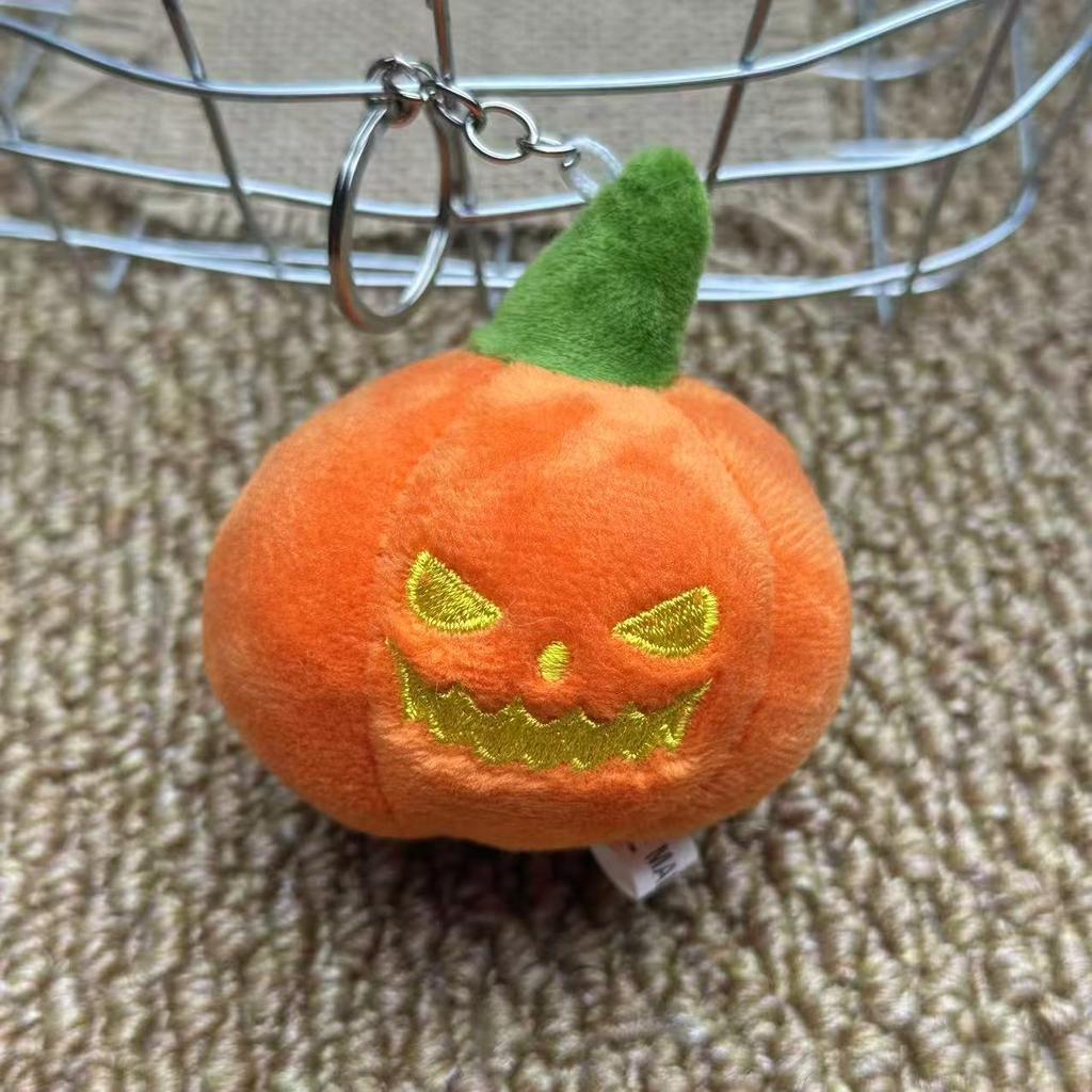 Маленький плюшевый брелок-подвеска в виде тыквы на Хэллоуин, игрушка, подарок