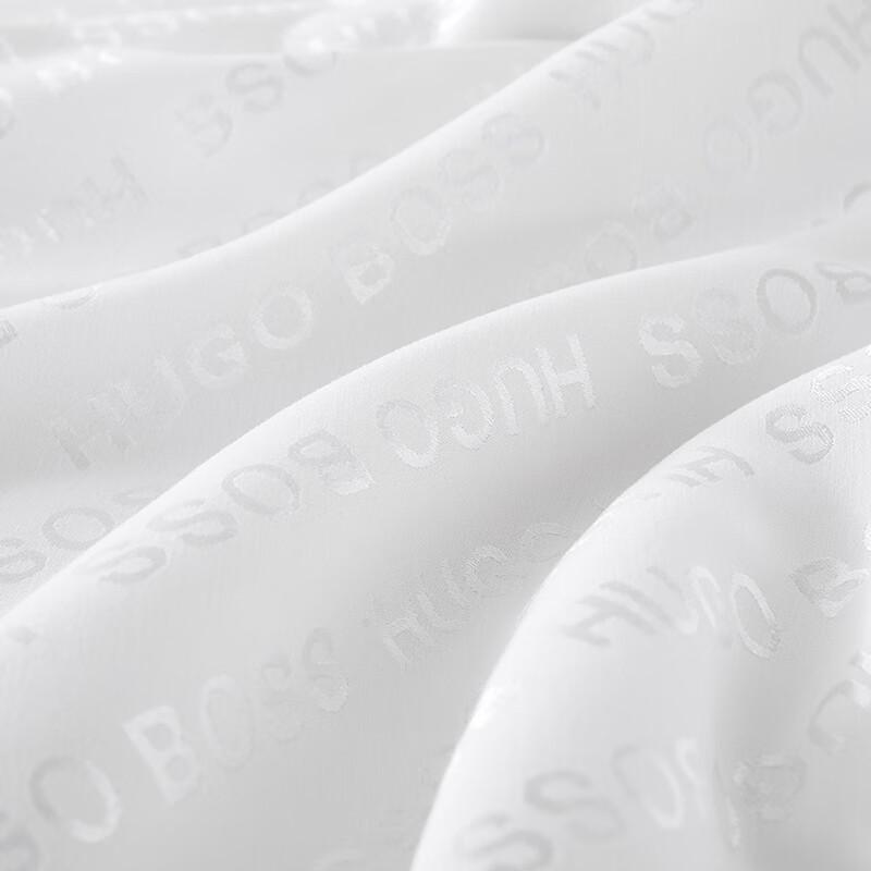 BOSS Жаккардовое одеяло из тутового шелка с логотипом