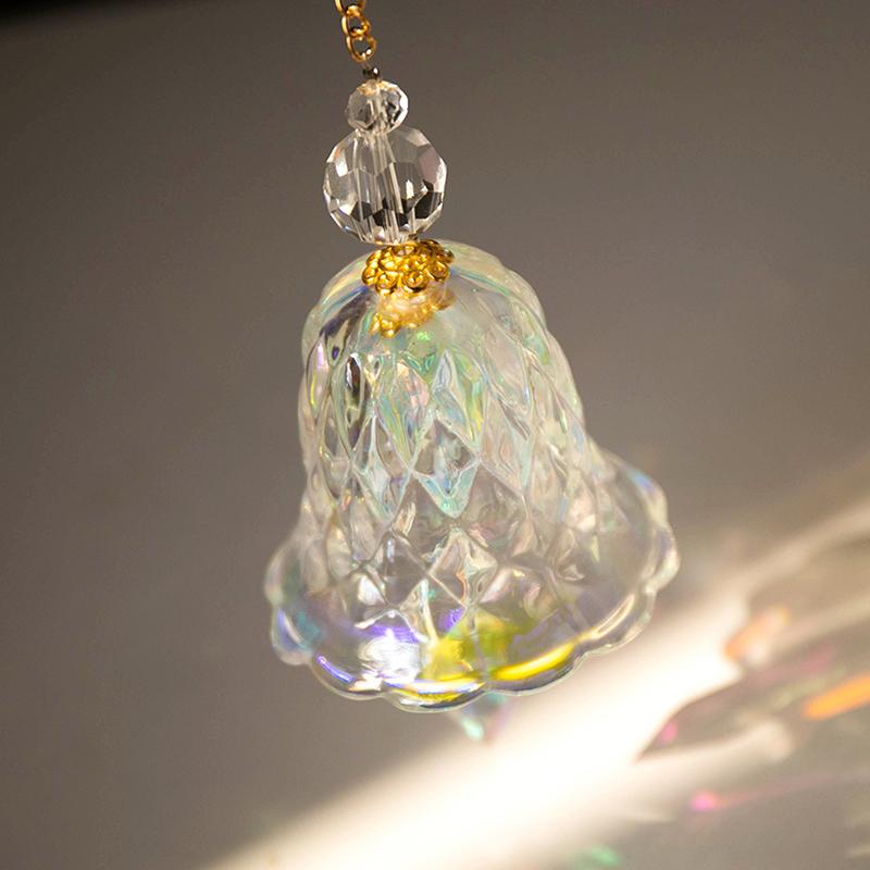 Ветровые колокольчики, подвесной «Ловец солнца», музыкальный колокольчик, стеклянная призма, создатель радуги, автомобильный кулон, украшение для сада, окна