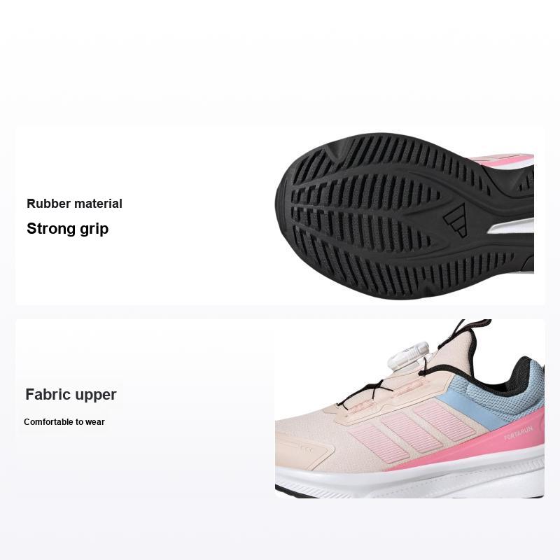 adidas Fortarun 4.0 Habu Fashion Удобные Детские Кроссовки с Низким Верхом Детские Кроссовки Розовые HP3588