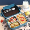 304 Stainless Steel Sealed Lunch  Box Bento Box Food Container Storage For Office Workers
