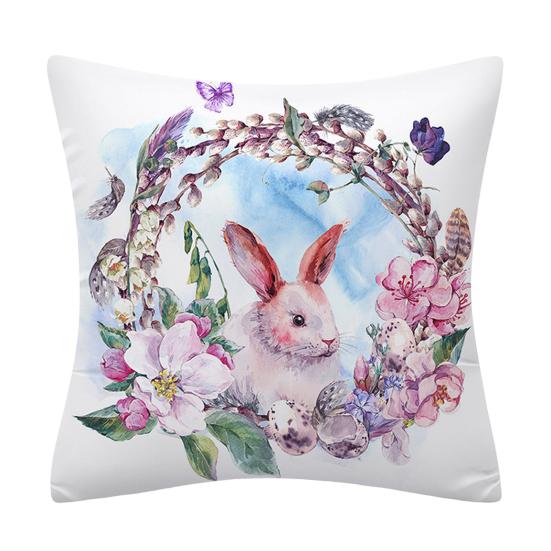 Наволочка пылезащитная потайная молния декоративная Счастливая Пасха Весенняя наволочка домашний декор ежедневное использование