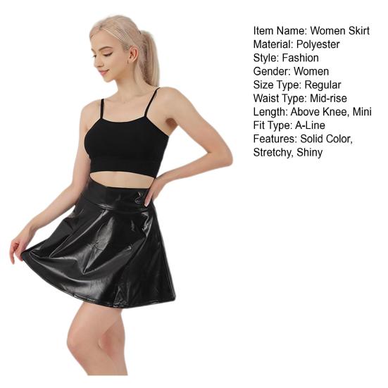 Женская мини-юбка для ночного клуба Яркая цветная юбка-зонтик Трехмерная юбка-фигуристка Юбка для выступления на сцене