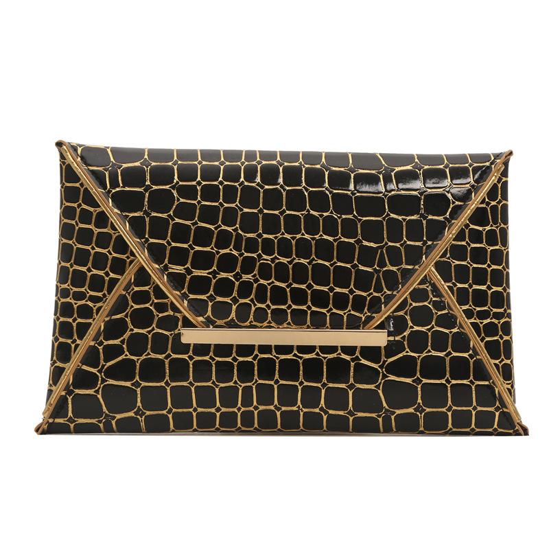 Простая повседневная модная женская сумка-конверт с каменным узором 2024 года, новинка лета, большая вместительная модная персонализированная сумка-клатч