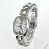 Полированные часы Seiko с радиосинхронизацией и солнечной батареей, отличное состояние, серебристо-белый циферблат, синий s2430 [Рабочее состояние], Женские