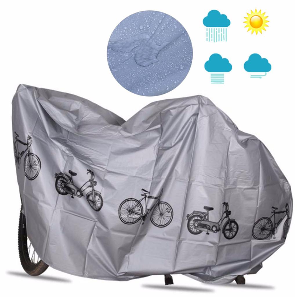 210x100cm Bike Case Bicycle Accessories Dustproof Grey Polyester