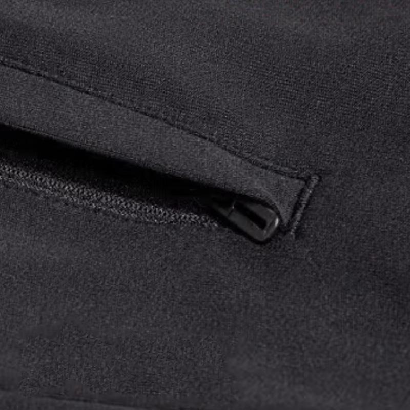 Li Ning Однотонный принт логотипа Модный тренировочный флис Кардиган с воротником-стойкой Толстовка Повседневный спортивный костюм Унисекс толстовка Черный AWDTE83-1+AYKU703-1