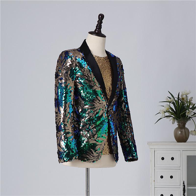 Волшебник с блестками, зеленое золото, командная форма, костюм хозяина, платье, мужской костюм певицы, сценический костюм, карнавальное нарядное платье, сценический костюм, пальто