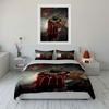 Footballer, red jersey, gesture. Bedding sets Duvet cover sets Duvet covers Pillowcases(1 * Duvet Cover 2 * Pillowcases without duvet insert)