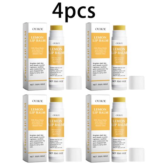 OUHOE Lemon Ginger Lip Balm Moisturizing Moisturizing Moisturizing Care Soft Lips Nourishing Lip Gentle Formula Daily Care 1pc