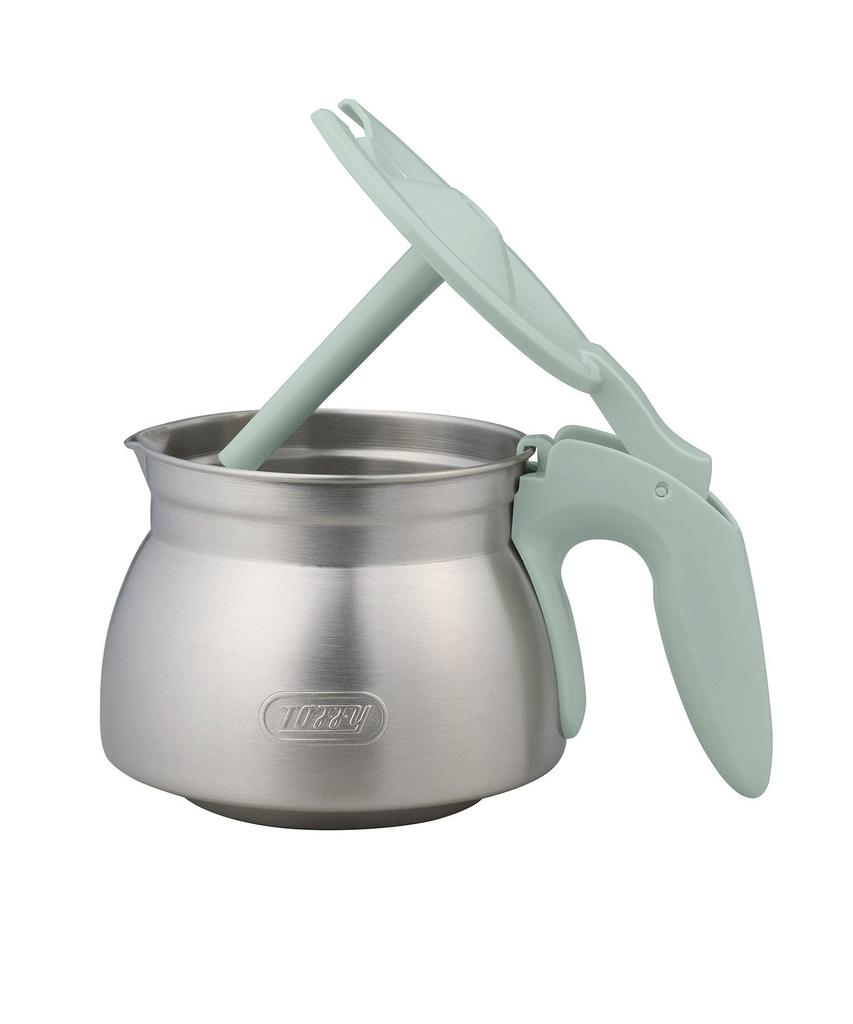 Кофеварка на 5 чашек с ароматом Капельного типа Функция приготовления на пару Функция автоматического подогрева Сервер из нержавеющей стали Функция предотвращения подтекания льда Ретро Мило [Toffy]