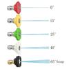 Quick Coupling Nozzle Replacement Wash 1/4inch 5 Pieces/Set