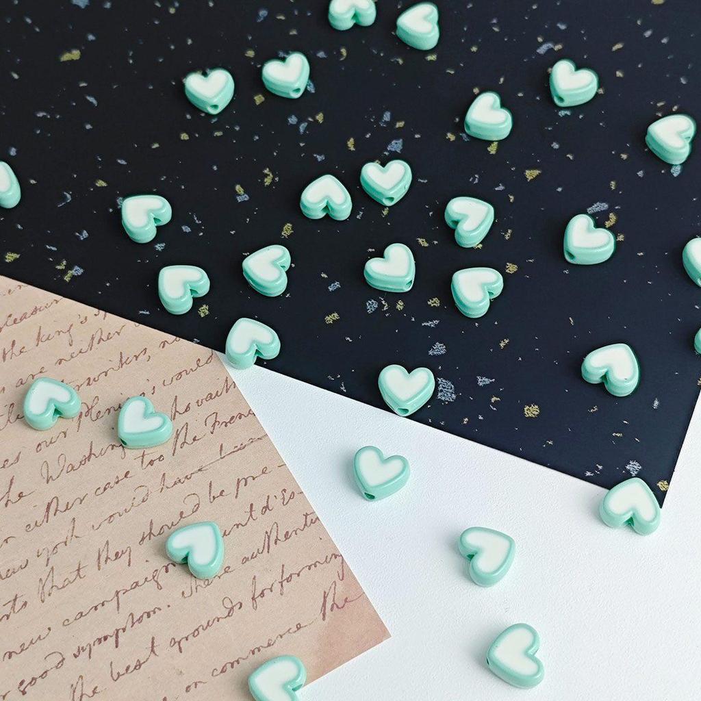 Маленькие акриловые бусины в форме облака и сердца для DIY-украшений и подвесок