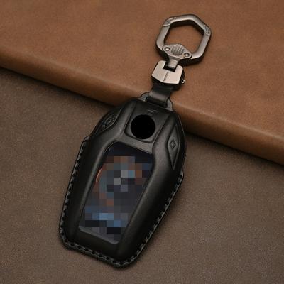 Подходит для BMW LCD Key Holder New 5 Series 535/7 Series 730li/740/X3/X5/X7 Кожаная автомобильная сумка