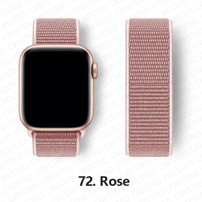 Нейлоновый ремешок для Apple, ремешок для часов 44 мм, 40 мм, 42 мм, 38 мм, браслет для умных часов, ремень, спортивный браслет-петля, iWatch series 3, 4, 5, 6, se, ремешок