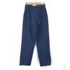 Burberry S 80-90-е Винтажные Хлопковые Брюки с Высокой Посадкой 9AR S 71см Шаговый Шов Темно-синий(ИСПОЛЬЗОВАЛ)