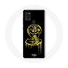 Case for Samsung Galaxy A21s Cobra Kai Logo Yellow Black Background Poster Series