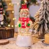 Рождественские украшения Снеговик Старик Хрустальный шар Музыкальная шкатулка Рождественская хрустальная ветряная лампа Рождественский подарок Свеча