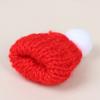 2Pcs Xmas Mini Scarf Hat Decor Doll Clothes Accessory Christmas Party Ornament