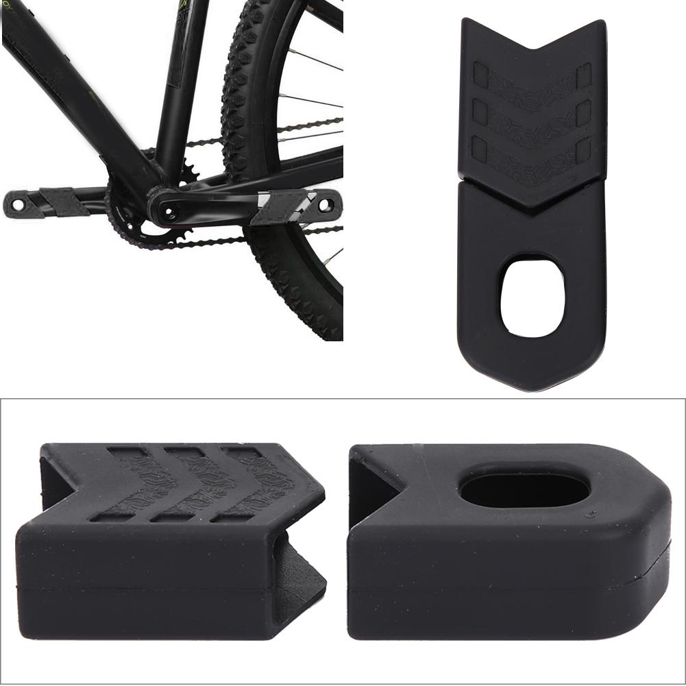 Bicycle Silicone Crankset Crank Arm Boots Protectors Silicone Cycling Protective Sleeve Cover