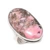 Pink Opal Gemstone 925 Sterling Silver Jewelry Ring Size 7.5