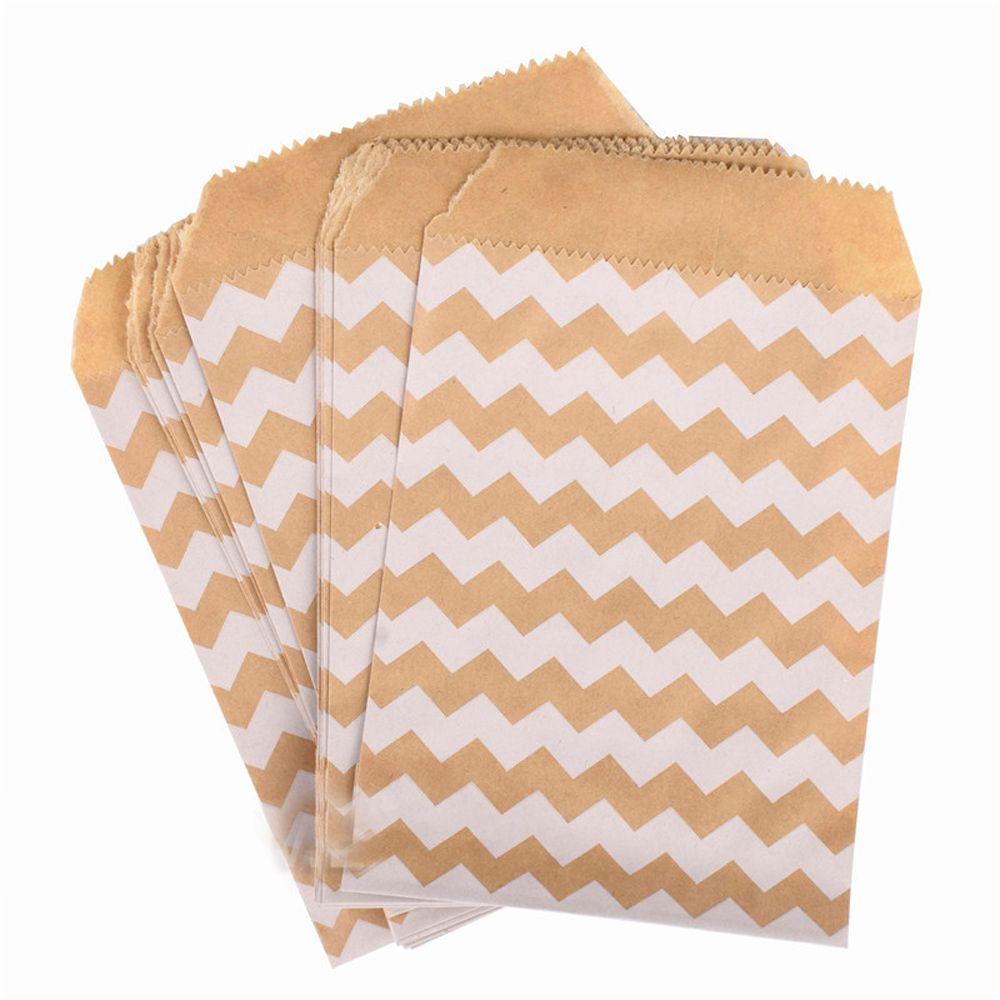 Wrapping Supplies Pastry Tool Baking Candy Biscuit Bags Popcorn Bag Packing Pouch Kraft Paper Bag