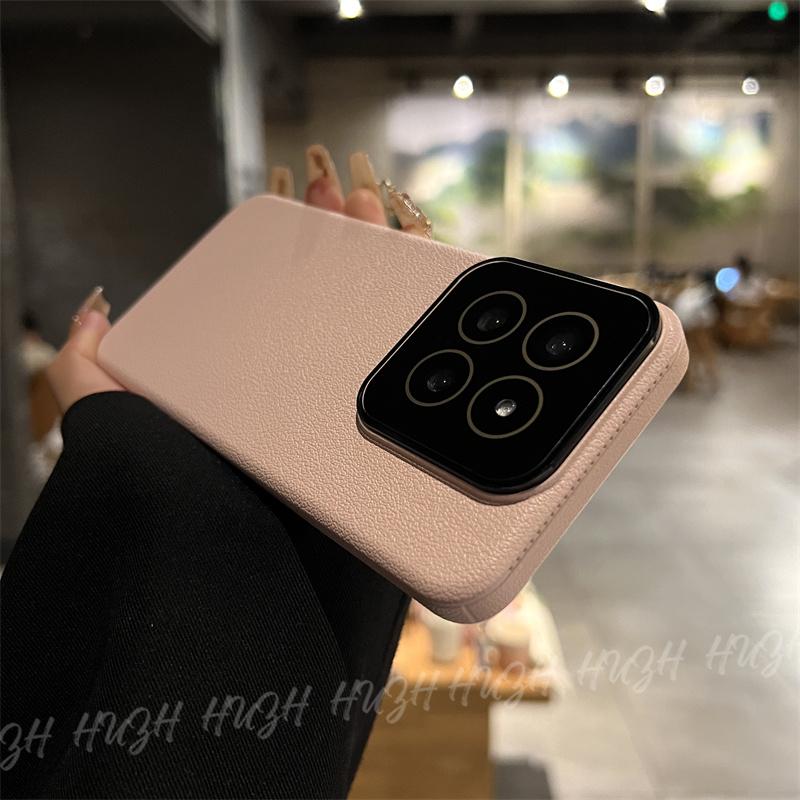 Подходит для чехла мобильного телефона Xiaomi Mi 11 Pro, простой однотонный, со встроенной защитной пленкой для объектива, с кожаным узором, задняя панель, модный xiaomi11
