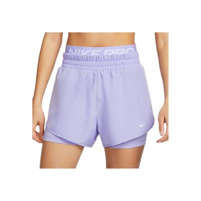 Pro Dri-Fit Модные Трендовые Простые Однотонные Спортивные Шорты Два-в-Одном Женские шорты Фиолетовые HJ1205-533