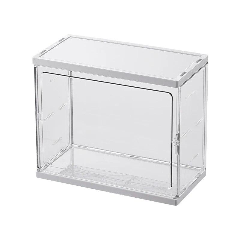 Стеллаж для хранения и демонстрации товаров, большая вместимость, шкаф-витрина с глухими коробками, шкаф для хранения кукол, шкаф для коллекций ручной работы