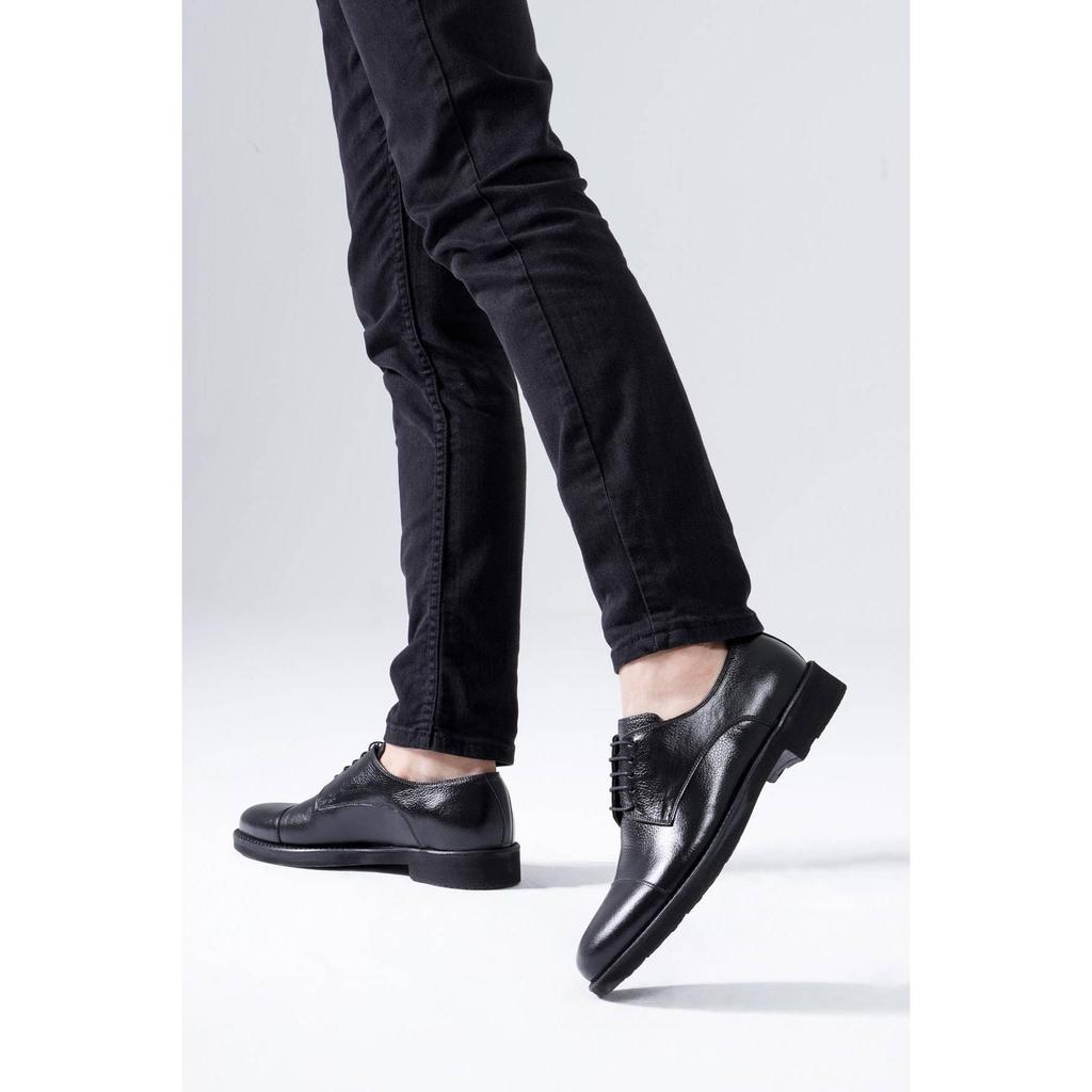 Классическая мужская обувь из натуральной кожи Дерби на шнуровке