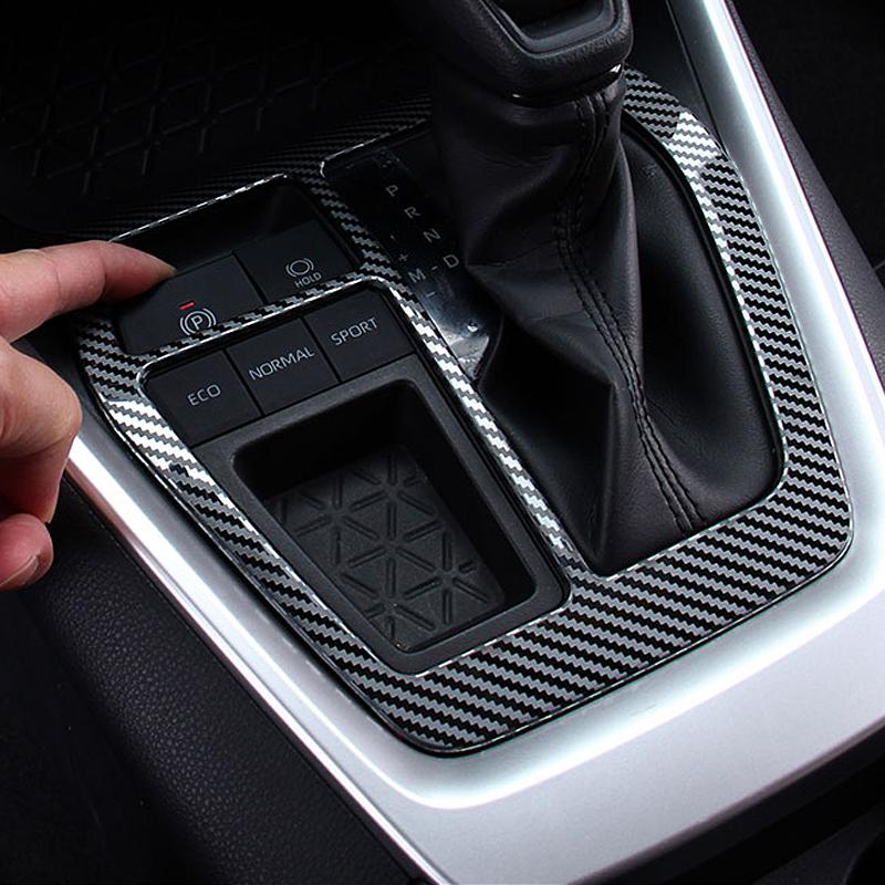 Наклейка на рамку панели переключения передач автомобиля для Toyota RAV4 2019 2020 2021 2022 2025 RAV 4 XA50 Hybrid Accessories