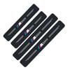4P/Set Car Stickers Carbon Fiber Decal For BMW M M3 M5 E90 E91 E60 F10 F30 Door Sill Scuff Plate Covers Car Threshold Decor Trim