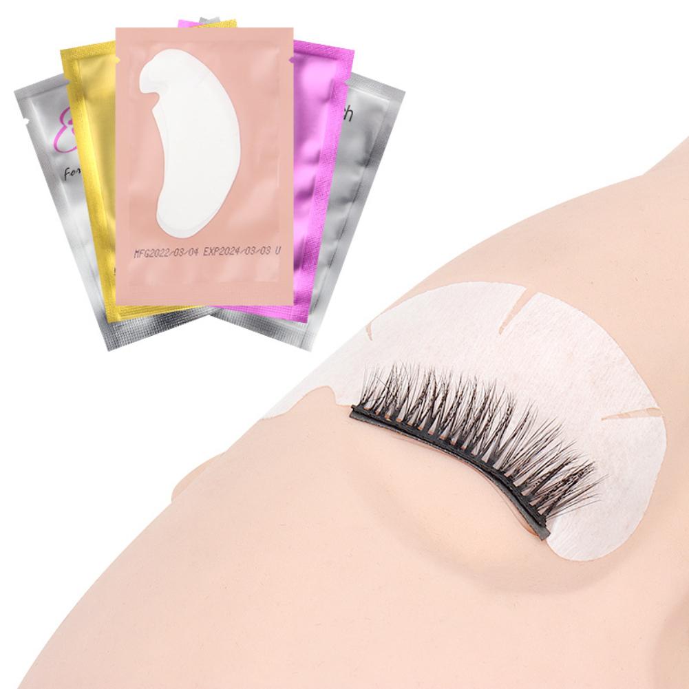 50Pairs Eyelash Patches Hydrogel Gel Eye Patches False Eyelash Extension Under Eye Pads Makeup Tools