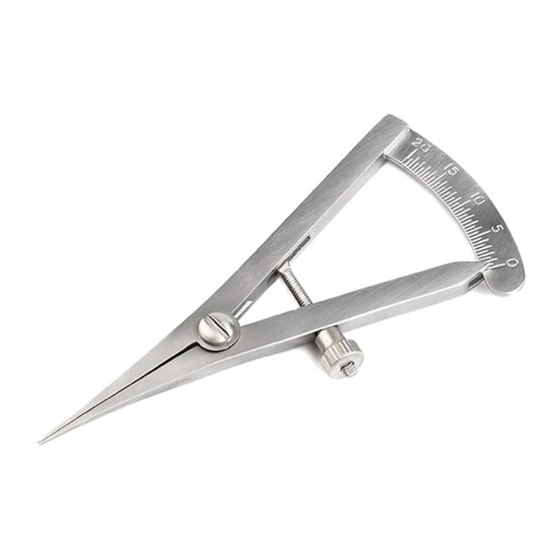 Разделитель из нержавеющей стали для кожи, металлический измерительный инструмент, бытовой аксессуар для поделок из кожи своими руками, художественных изделий ручной работы